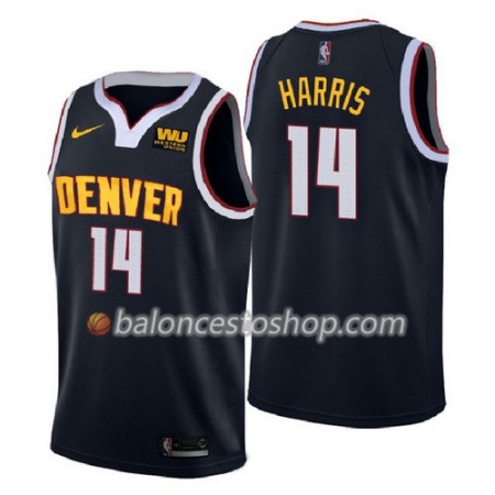Camiseta Hombre NBA Denver Nuggets Gary Harris 14 2018-2019 Nike Navy Swingman